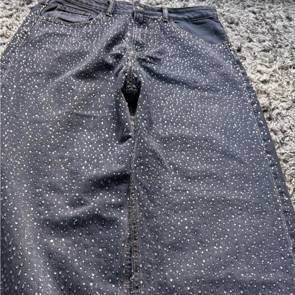 Rhinestone Zara jeans - Picture 3 of 9
